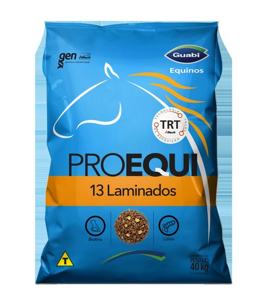 Saco da ração Guabi Proequi 13 Laminados, 40 kg